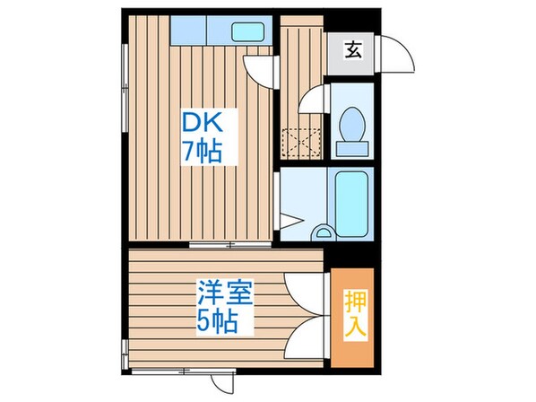 ウェストパレスの物件間取画像